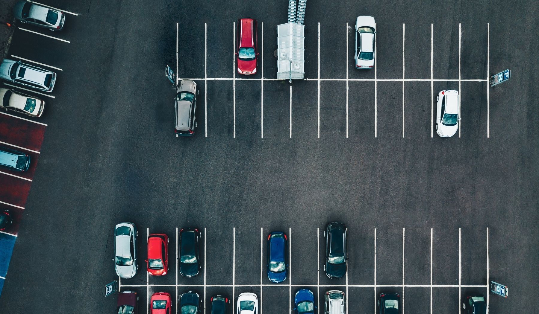 Parking Lot Line Striping in Wesley Chapel, FL.